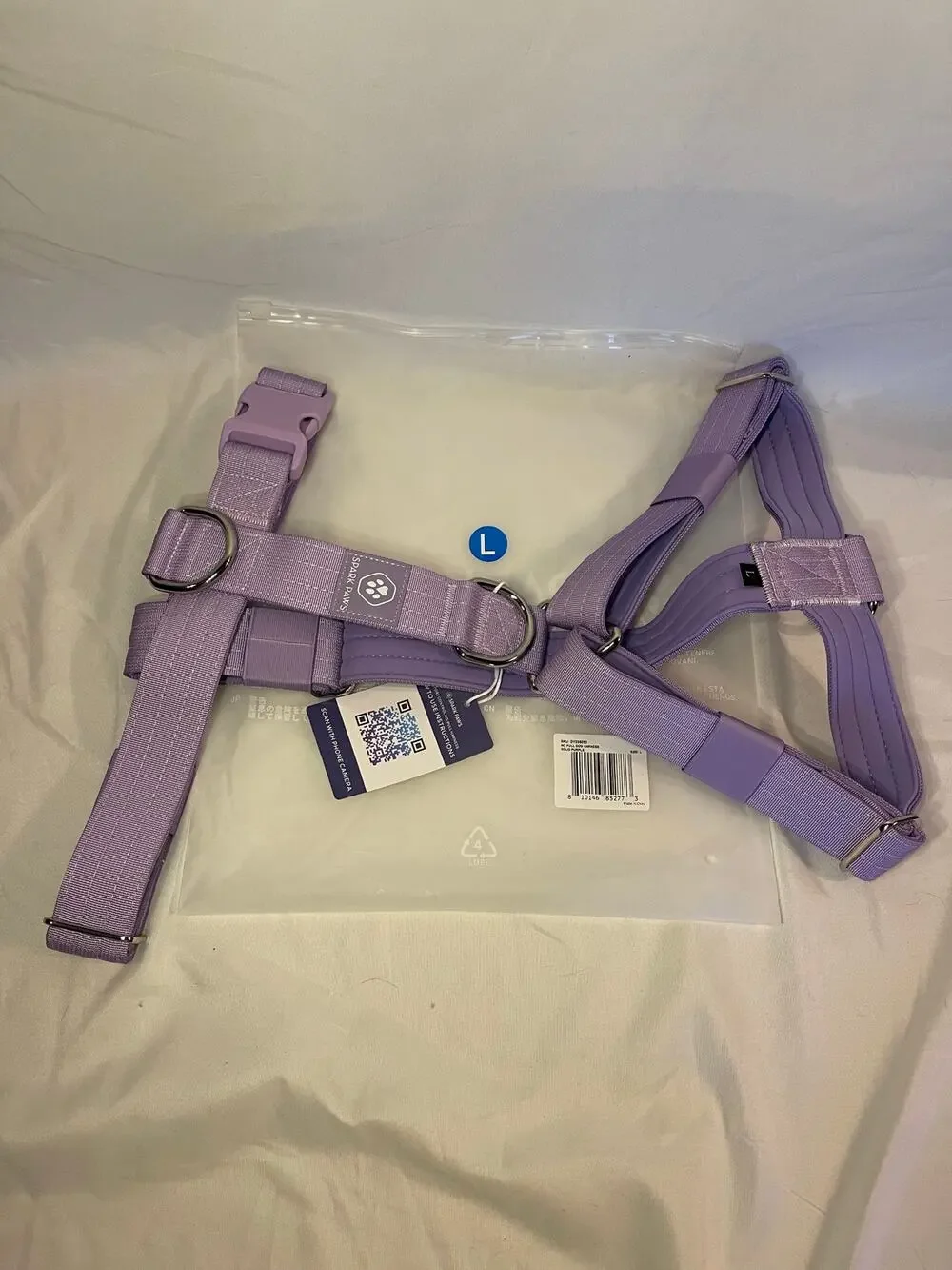 Sparkpaws Comfort Control No Pull Dog Harness-Large-Purple-Brand New